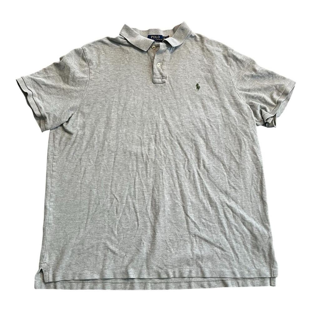 Polo by Ralph Lauren Light Gray Polo Shirt- XXL